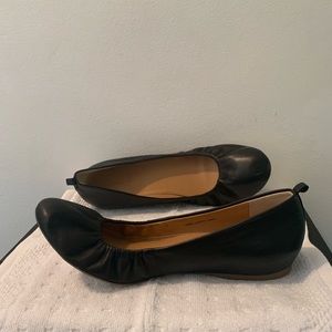 J. Crew Anya Leather Ballet Flats